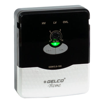 Gelco Automatic Protection Switches For Air Conditioner (A.C.), Complete Protection Against Irregular Voltage & Current, Shock-Proof Operation, Smart Automatic Operation, 100% Child Safe Protection, 230V 50Hz - Gelco Electronics Pvt. Ltd.